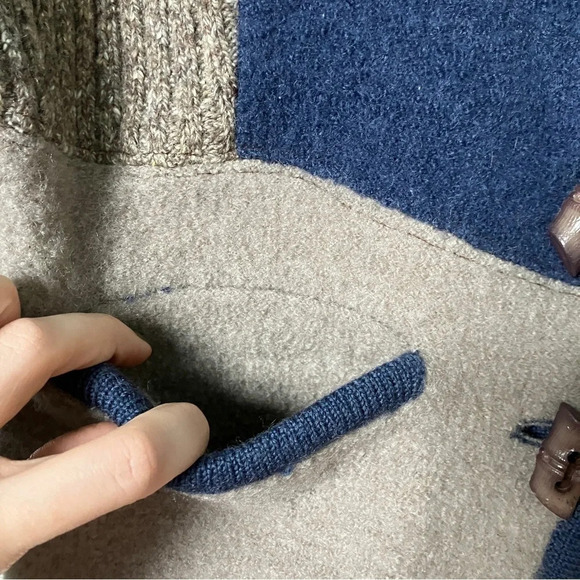 Vintage Climax by Sasha Cardigan Brown Blue Cottagecore Sheep Landscape Sweater - Picture 5 of 9